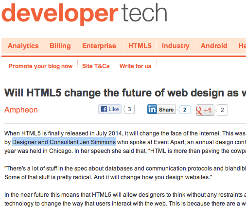 HTML5 will redesign the web
